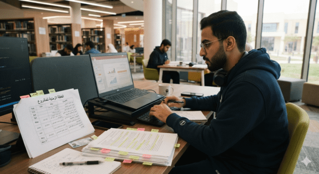 كيفية عمل مشروع تخرج ناجح من الفكرة إلى المناقشة
